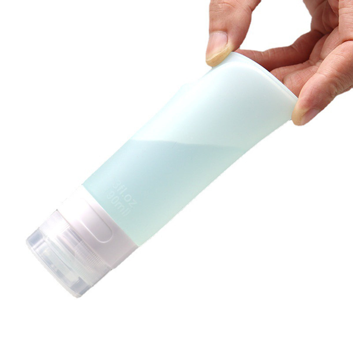 3 OZ Silicone Travel Cosmetics Split Bottles