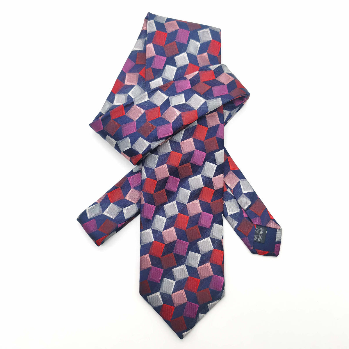 Custom Jacquard Silk Multicolor Modern Men's Tie