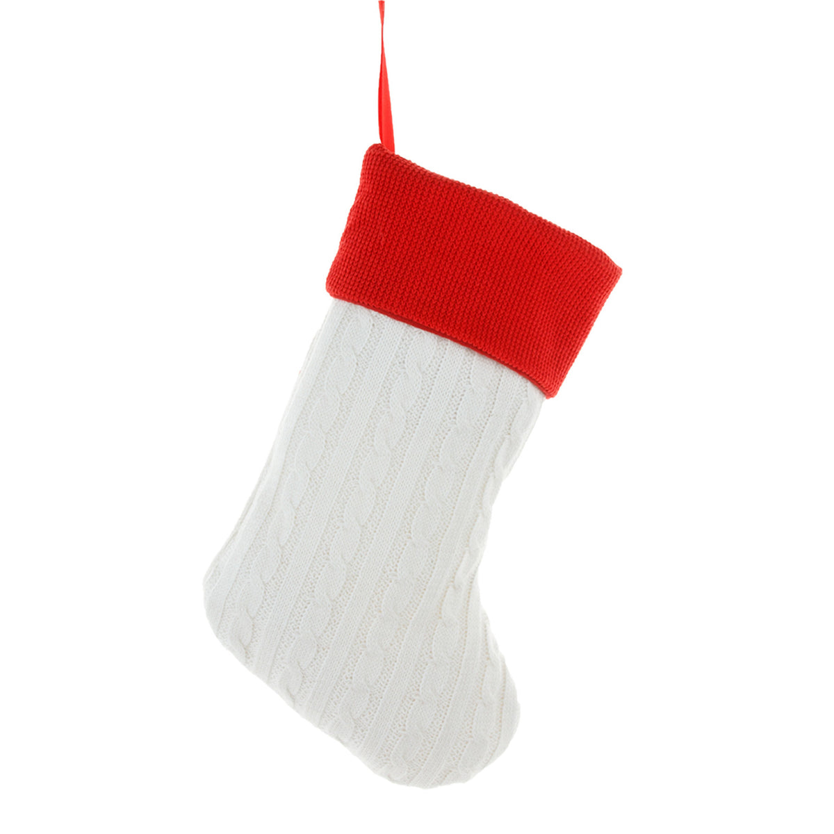 Christmas Socks Knitting Red Snowflake Christmas Decoration for Home Gift Xmas