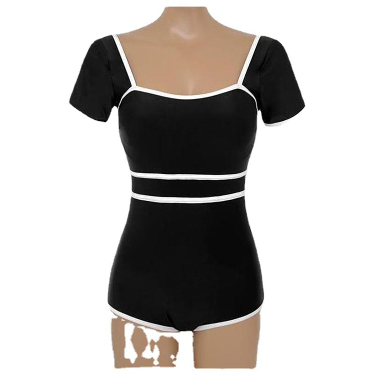 Girl One Piece Bathing Suit Crisscross Swimming Dress