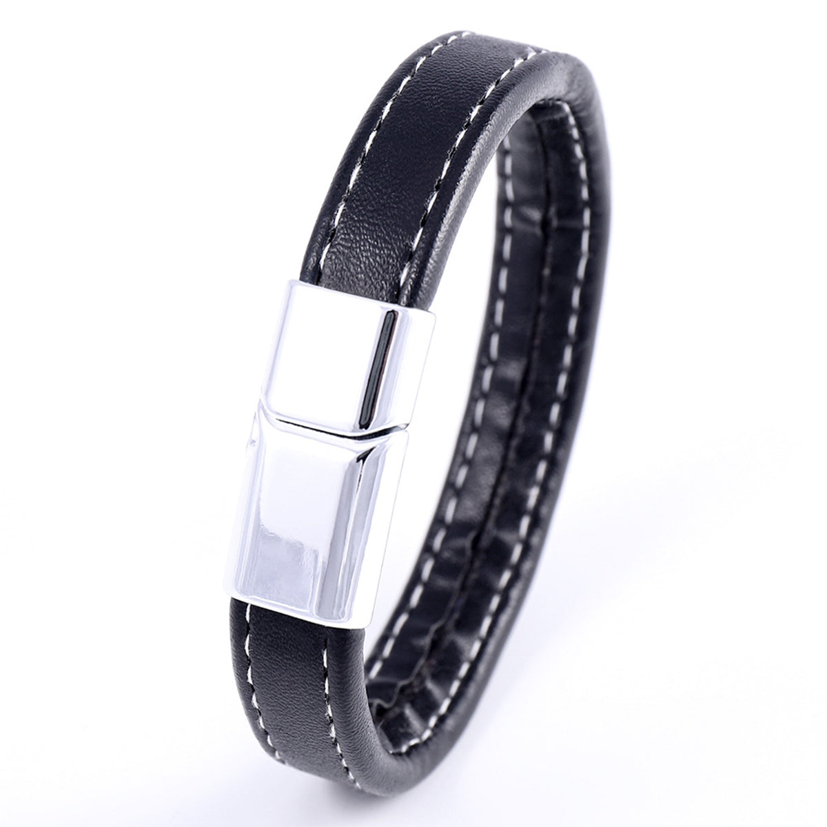 PU Bracelet with Matel Closure