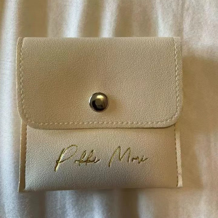 PU Leatherette Jewelry Pouch Mini Envelope Bag Packaging Pouch Jewelry Gift Bag