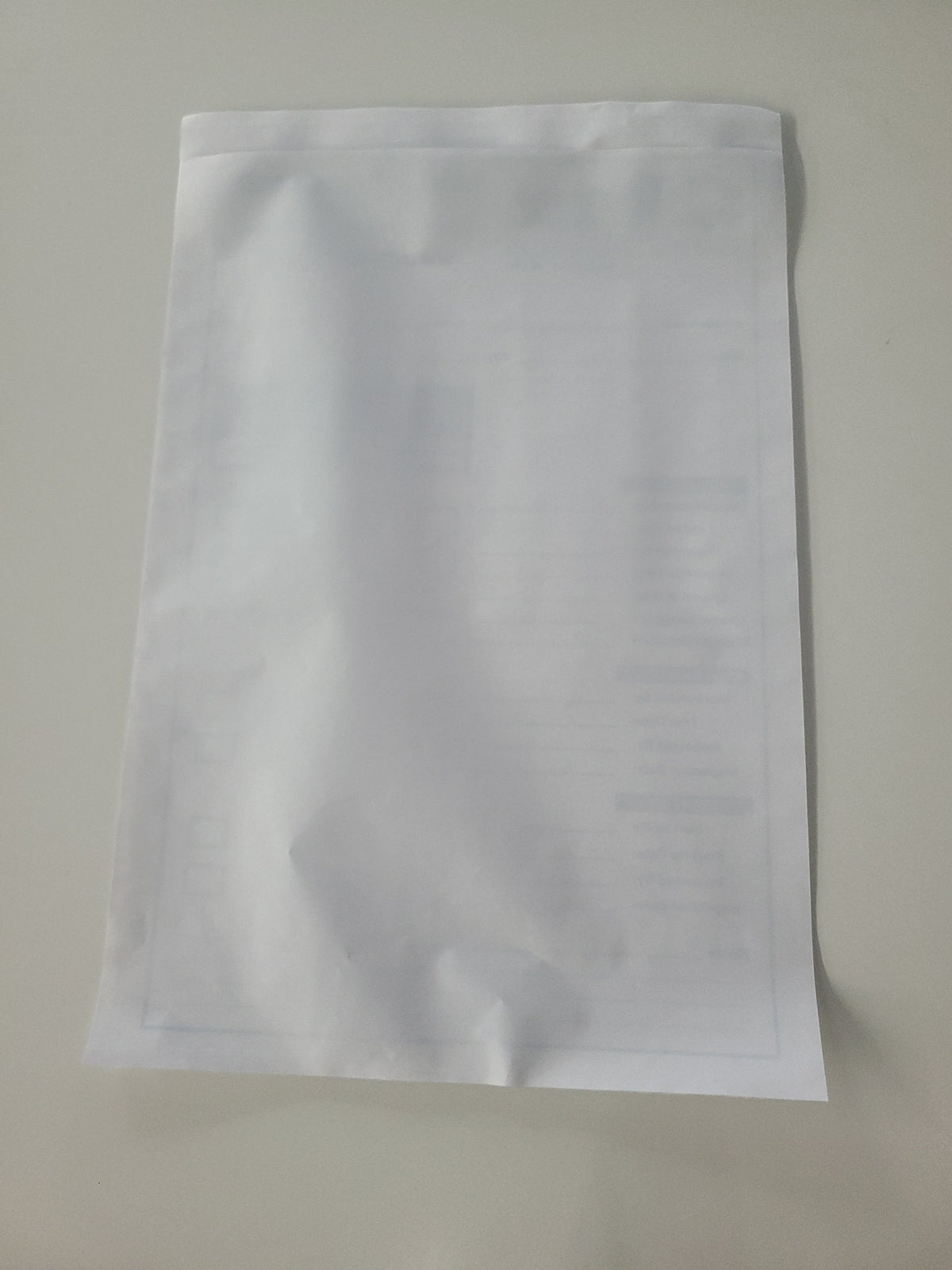 10'' X 15'' Self-seal PE Plastic Bag/Printed Transparent Bag