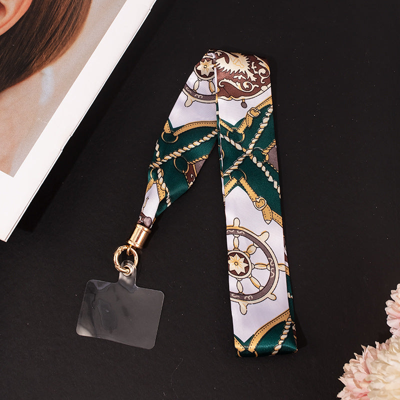 2" Full Custom Silk Feeling Satin Phone Lanyard Badge Lanyard Neck Strap w/Lanyard Pad Compatible #3