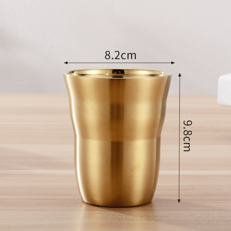 9 Oz. Gold 304 Stainless Steel Cup