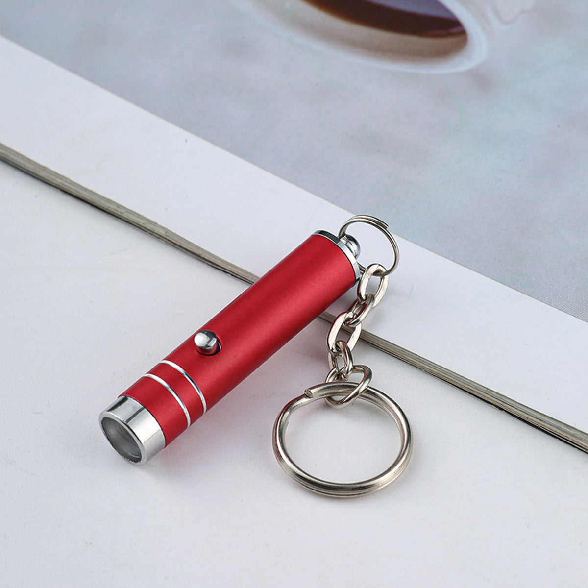 Purple Light UV Detector Mini LED Flashlight Keychain