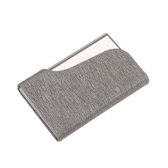 Women's Business Card Cases PU leather Business Card Holders Card Carrier with Magnetic Closure
