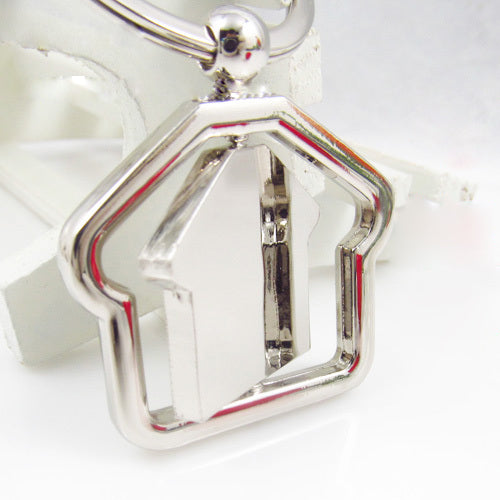 Spinning House Keychain