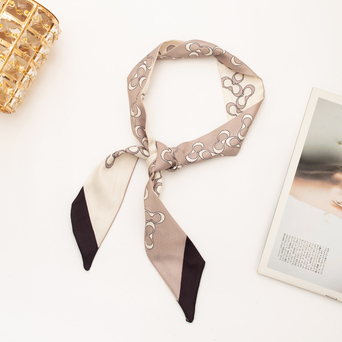 35" x 2" Full Custom Neckerchief Long Hair Ribbon Neck Scarf Handbag Wrap Scarf Neck Tie #24