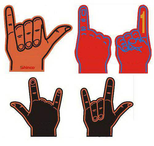 Eva Foam Fans Cheering Hands