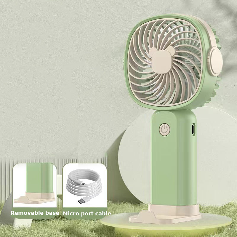 Mini Portable Handheld Fan Battery Operated Small Personal Speed Adjustable USB Rechargeable Fan