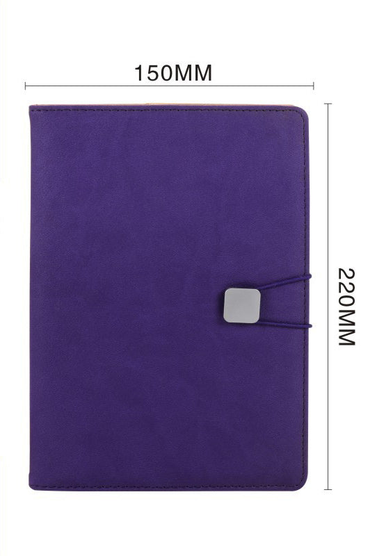 Lychee Grain PU Leather A5 Notepad