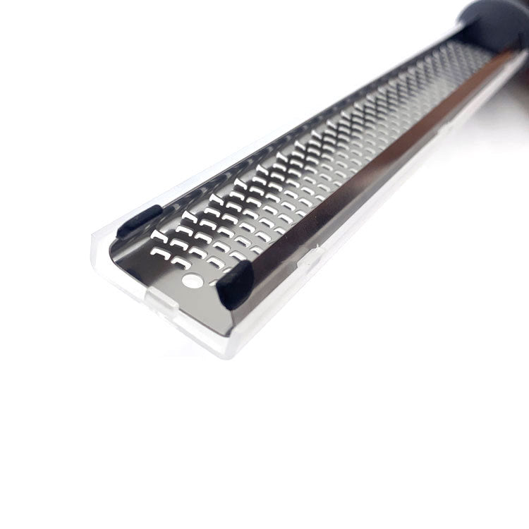 13" 304 Stainless Steel Lemon Zester W/Razor-Sharp Blade Kitchen Tool Cheese Grater(Fine hole)