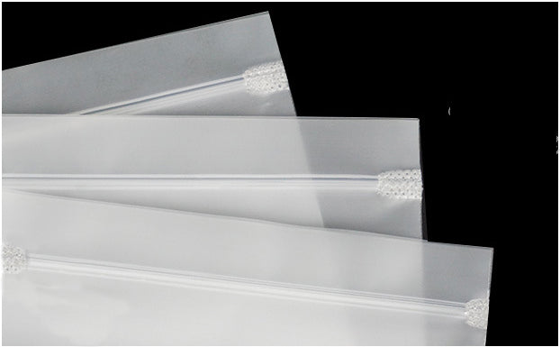 9 x 12" Matte Frosted Resealable Plastic Bags Zip-Lock Seal Storage Pouch