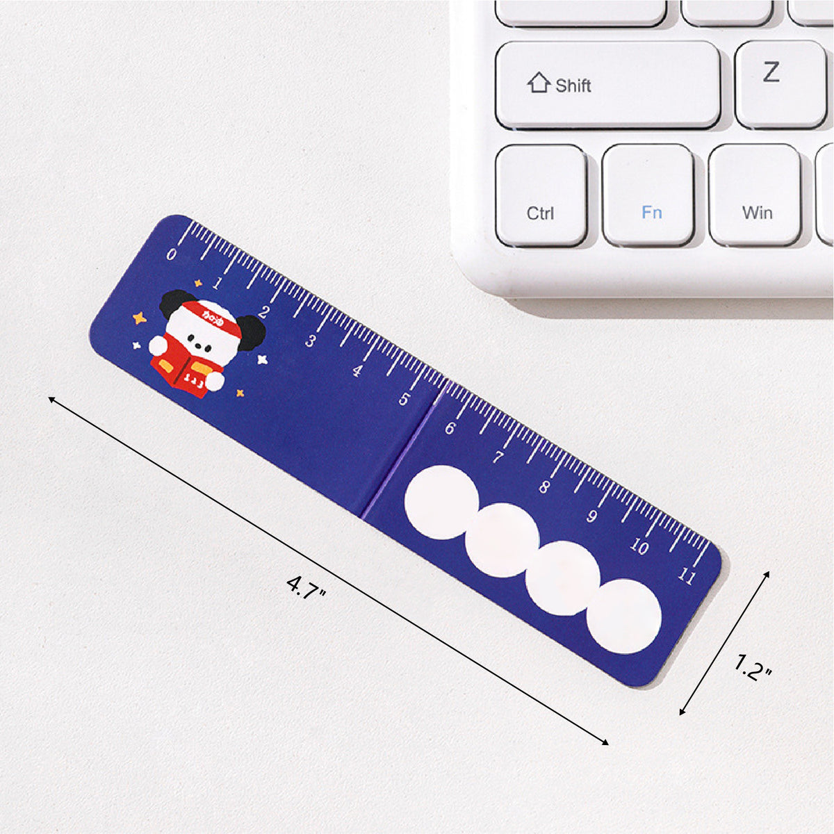 Ruler Bookmark Magnetic Bookmark Book Marker Clip for Library, Museum, Book Club Custom Book Clip