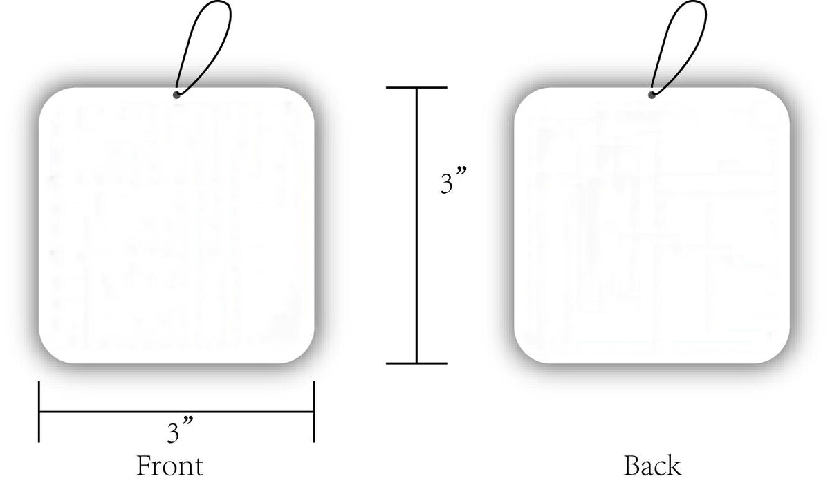 Square Shaped Air Freshener