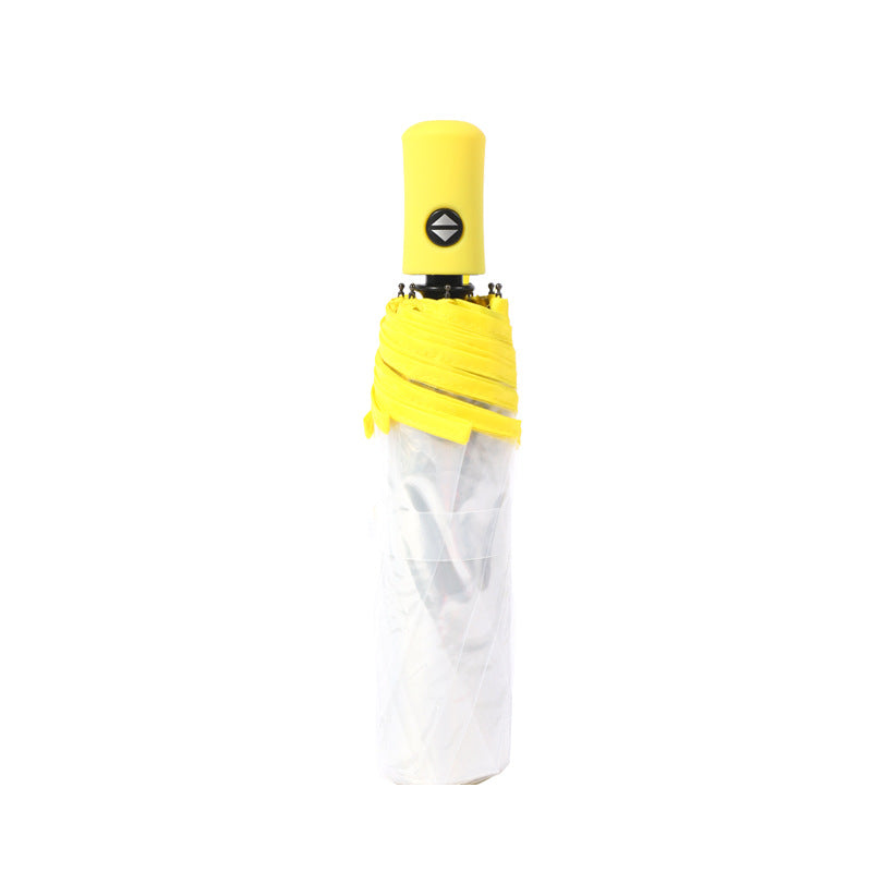 Tri-fold Automatic Transparent Umbrella