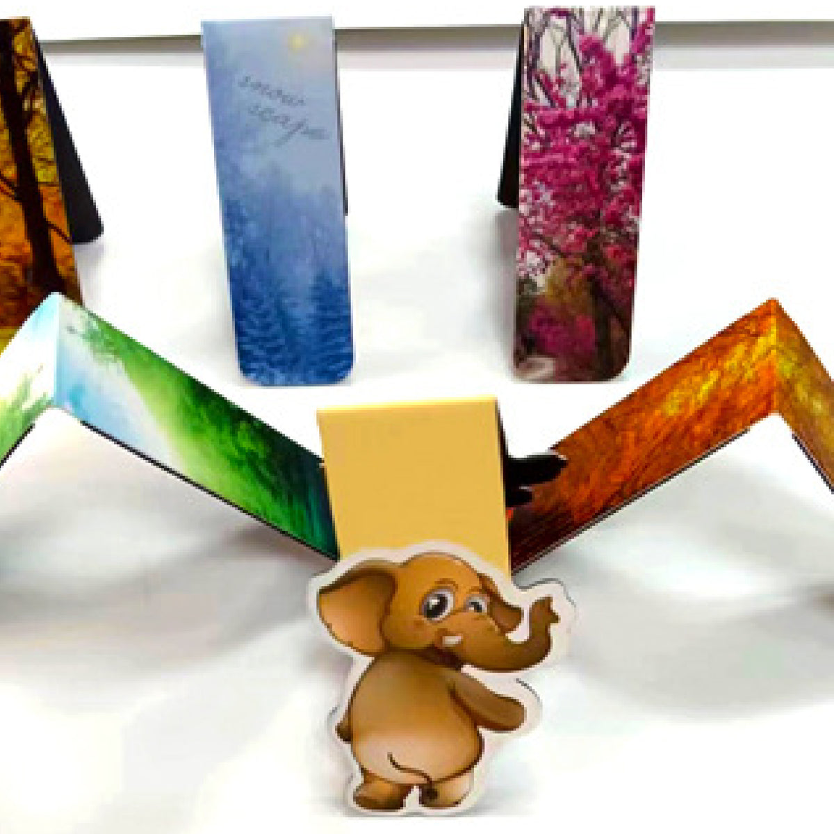 Elephant Shaped Magnetic Bookmark Book Marker Clip for Kids Custom Shaped Bookmark