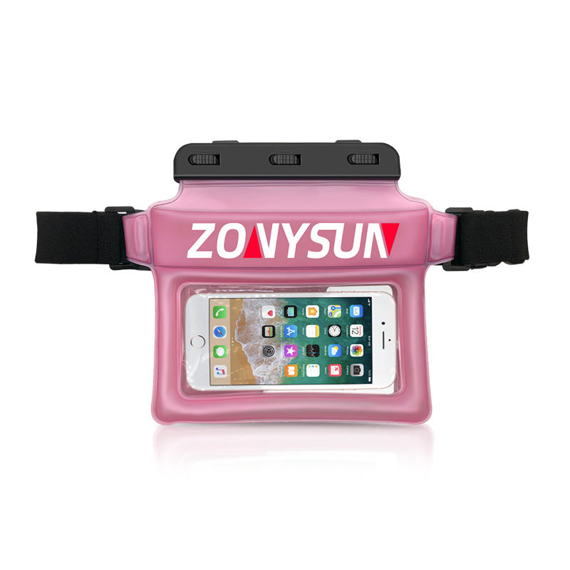 Inflatable Float TPU Waterproof Waist Bag For Smart Phones