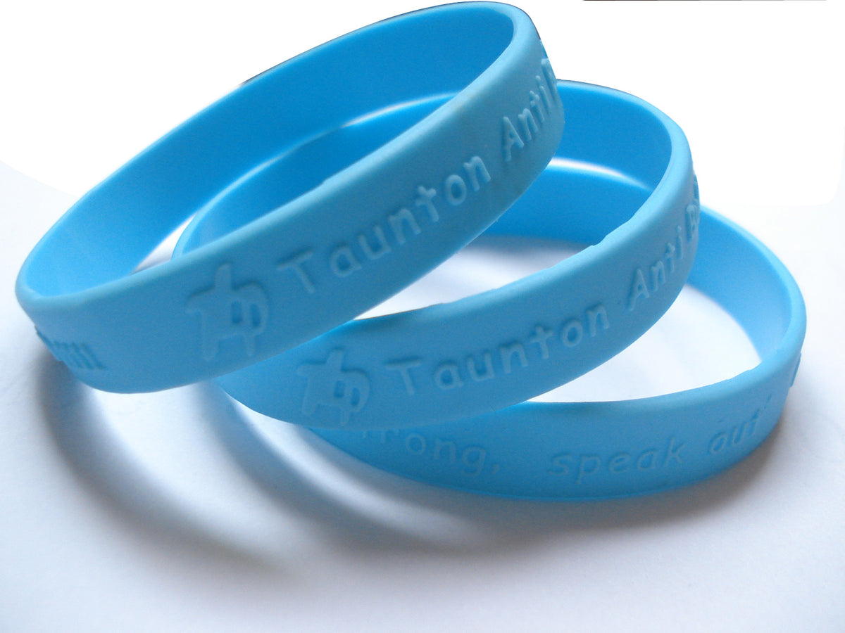 Embossed Silicone Bracelet