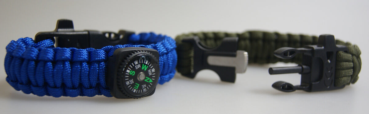Outdoor Multifunctional Survival Bracelet w/Blade