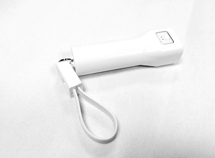 Flashlight Power Bank w/Cable