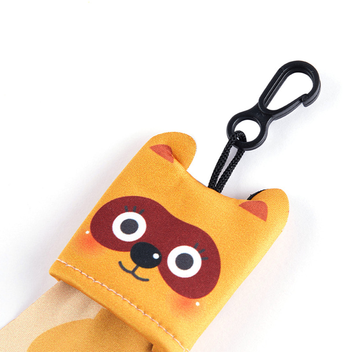 Custom 5.91" x 5.91" Microfiber Round Glasses Cleaning Cloth w/ Animal Shape Pouch