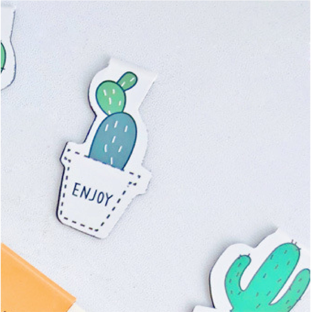 Cactus Magnetic Bookmark Book Marker Clip for Library, Museum, Book Club Botany Plant
