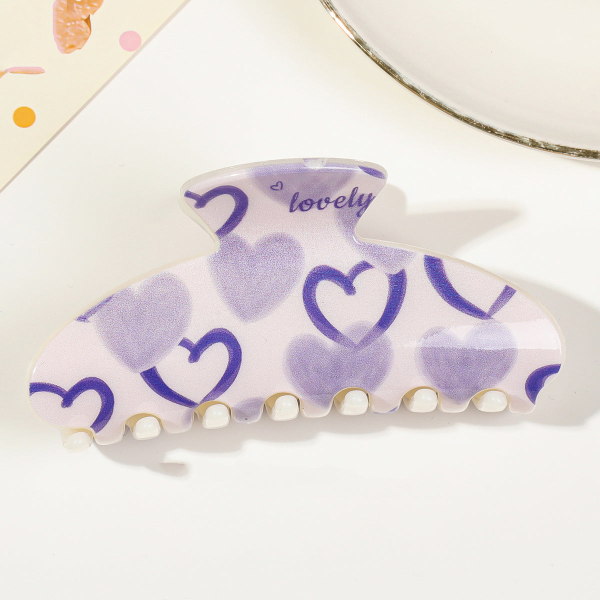 UV Full Color Printing Hair Claw Clips