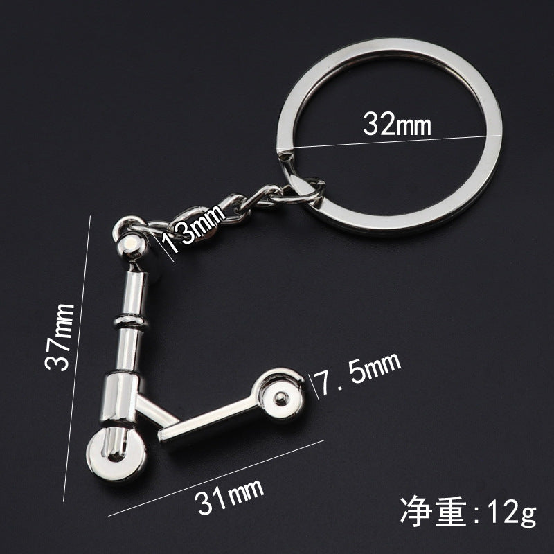 3D Children Scooter Keychain
