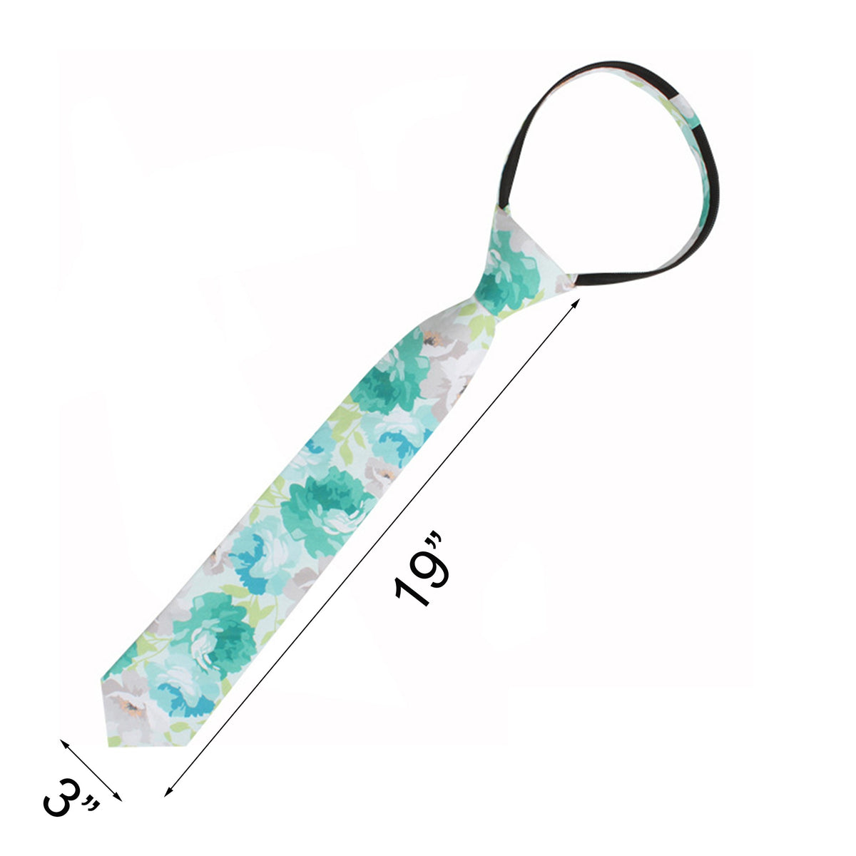 Custom Adjustable Pre-tied Polyester Silk Necktie for Lady
