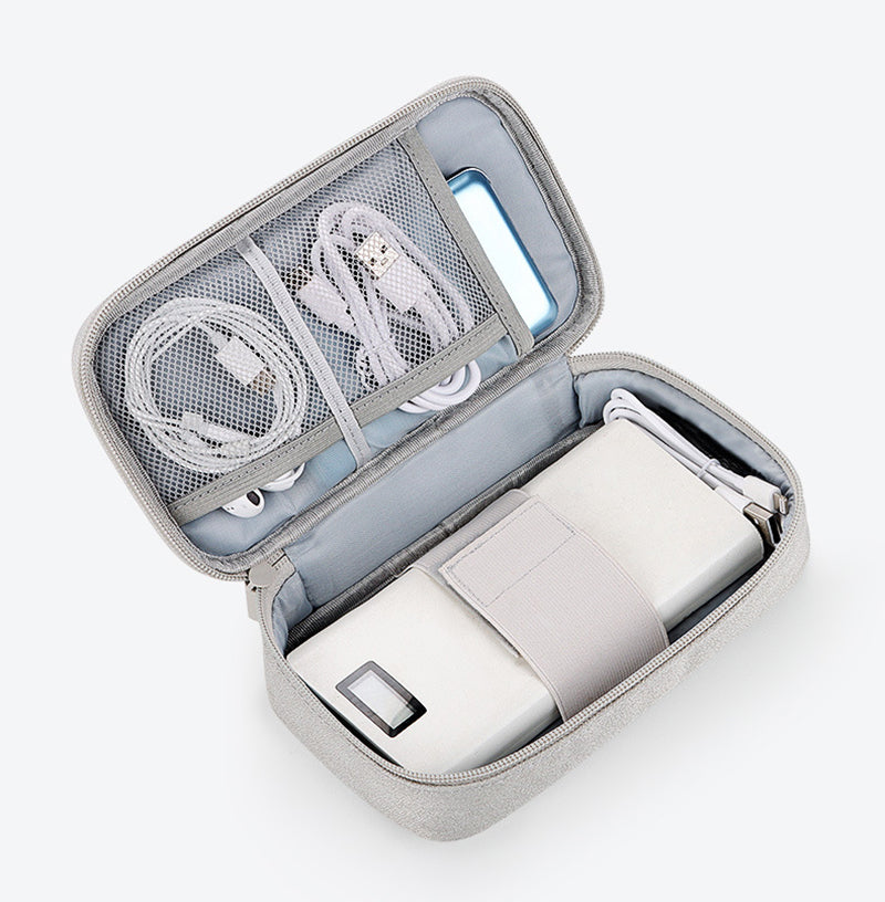Electronic Accessories Organizer Travel Cable Organizer Bag Pouch (Medium Size)