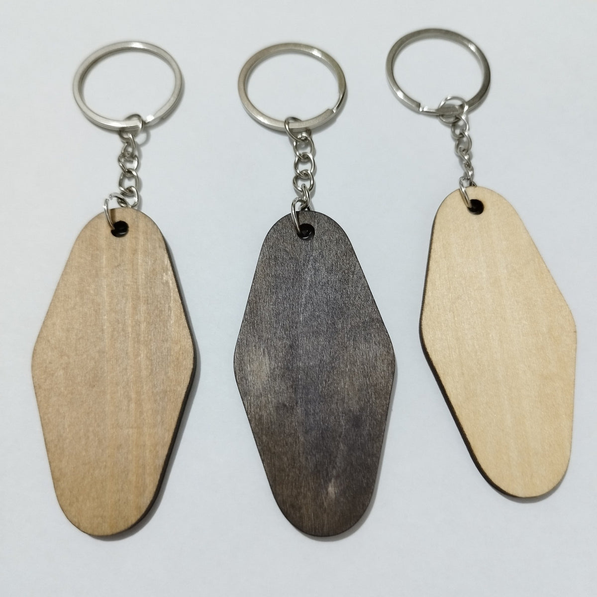 Wood Motel Keychain