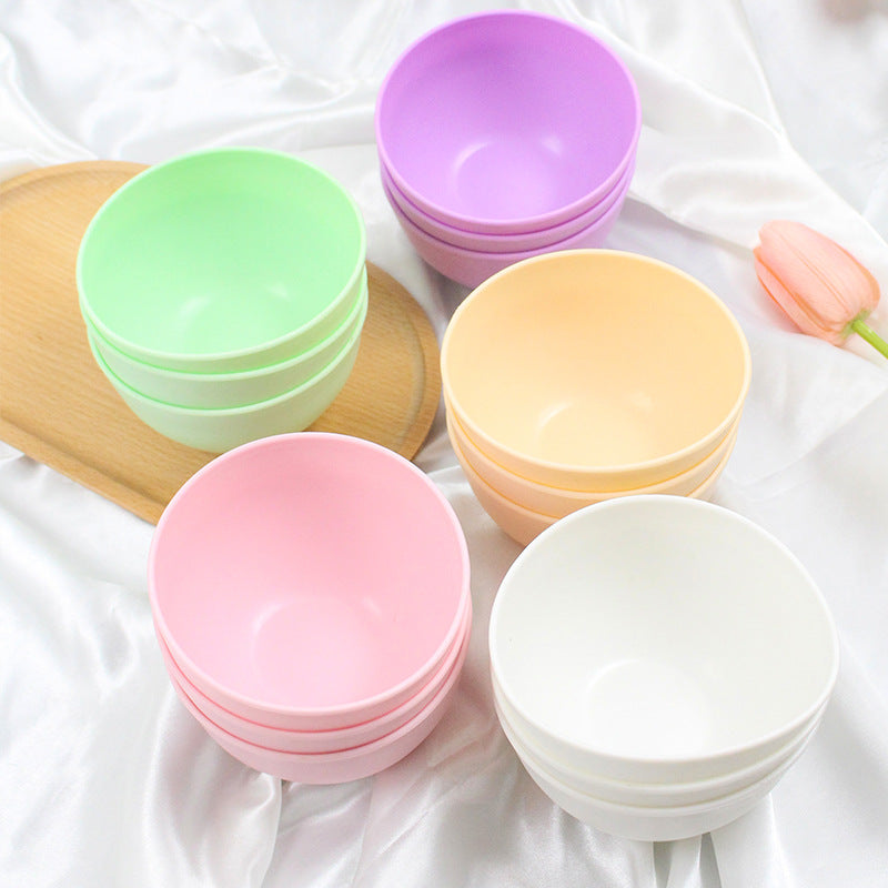 White, Light Yellow, Peach Pink, Lemon Green, Purple