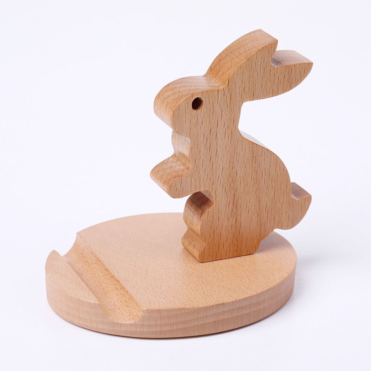 Rabbit Wooden Mobile Stand Phone Holder