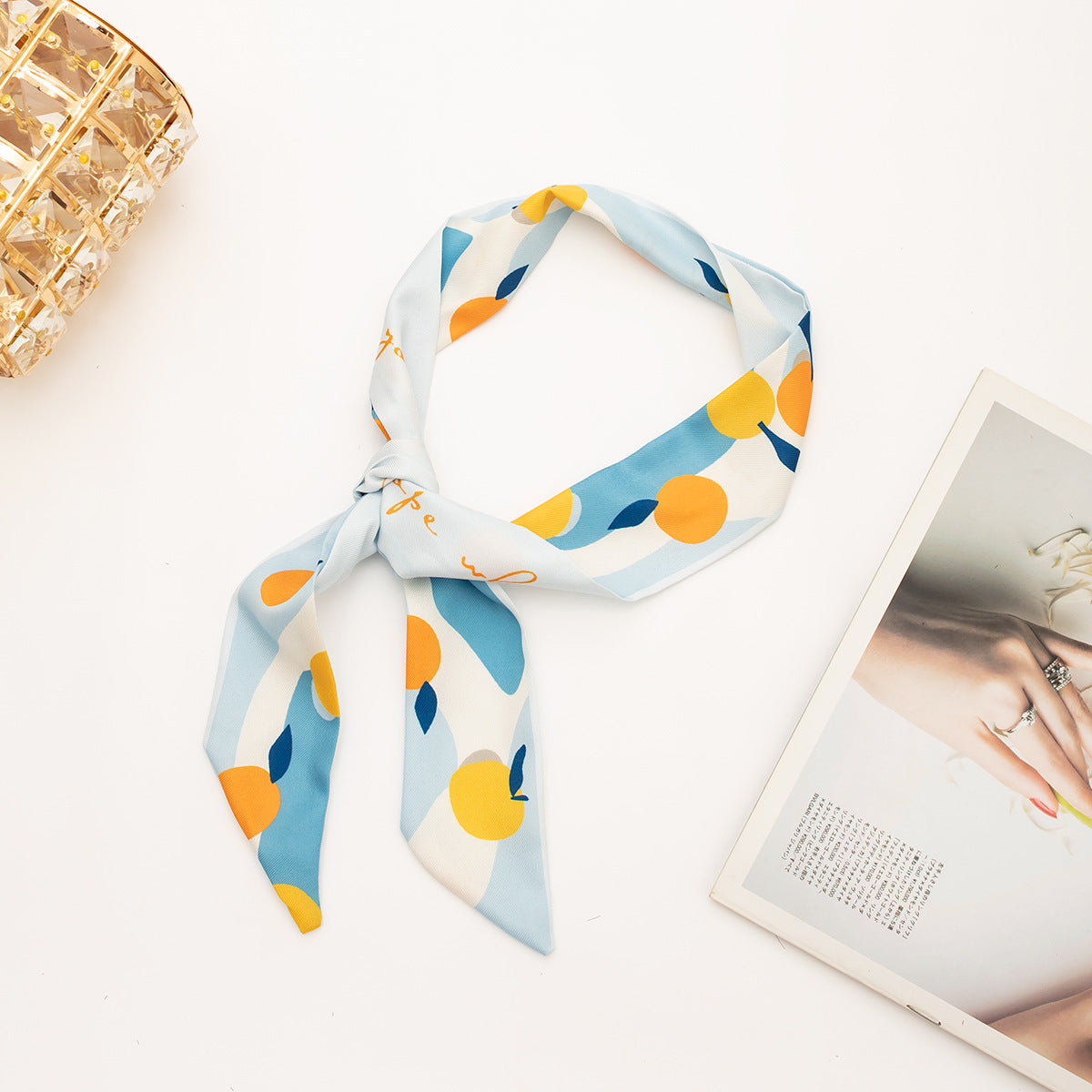 35" x 2" Full Custom Summer Neckerchief Long Hair Ribbon Neck Scarf Handbag Wrap Neck Tie #31