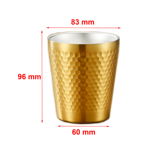 10oz Stainless Steel Double Wall Coffee Cup Drinking Cup