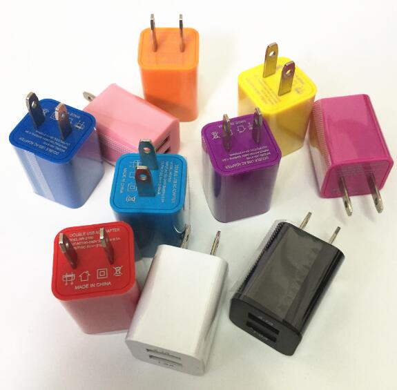 Double USB Wall Power Adapter