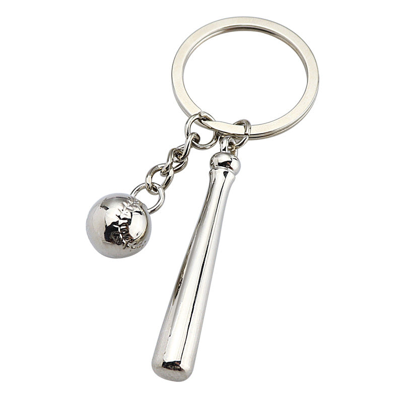 Baseball Softball Bat Keychain Metal Sport Lover Gifts for Baseball