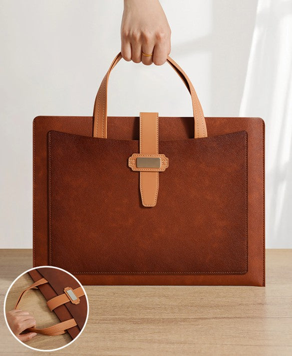 PU Leather Envelope Document Holder File Bags