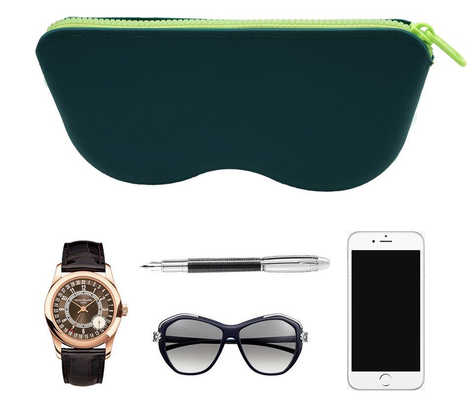 Portable Glasses Case Sunglasses Pouch Eyeglass Zippered Carrying Case