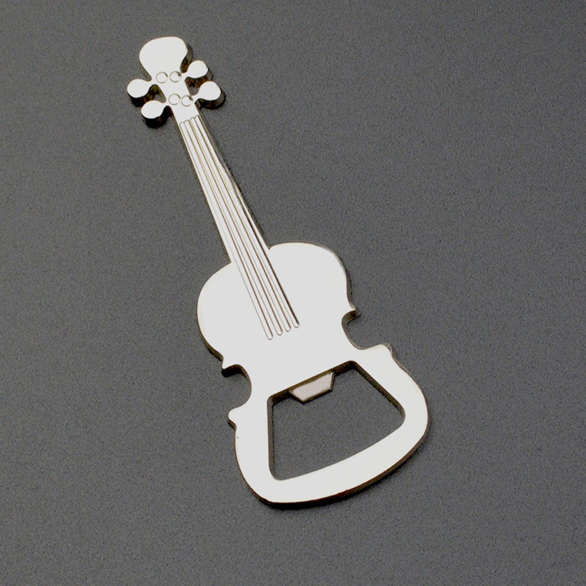 Guitar Shaped Bottle Opener Keychain