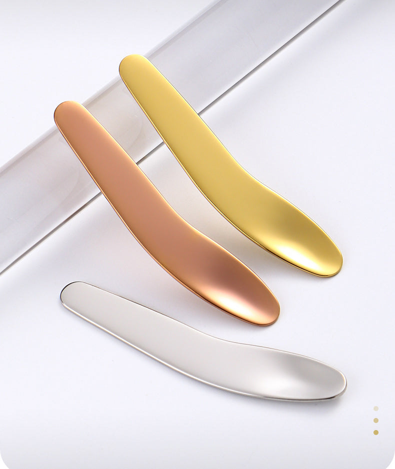 Stainless Steel Cosmetic Skincare Spatula Facial Tool