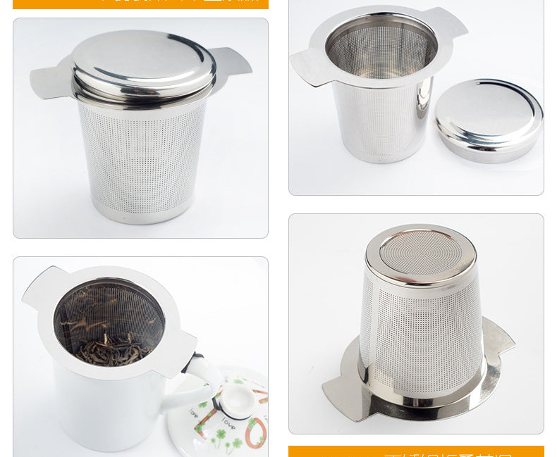 Double Handles Stainless Steel Tea Infuser