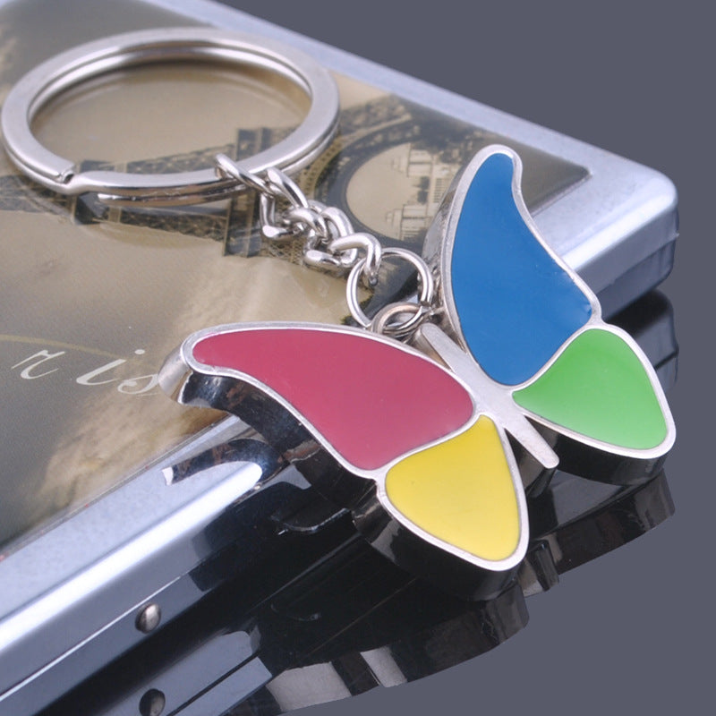 Colorful Butterfly Shaped Key Chain