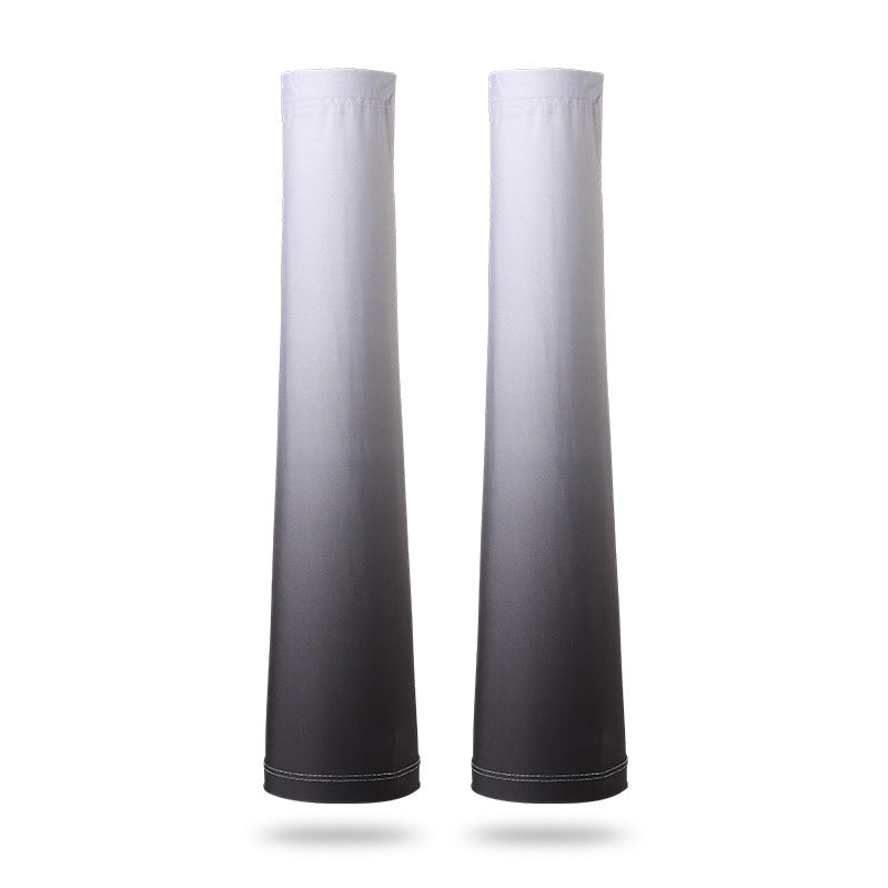 Loose UV Protection Cooling Arm Sleeves Flare Sleeve W/Gradient Color