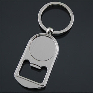Large Imprinting Area Bottle Opener Key Tag