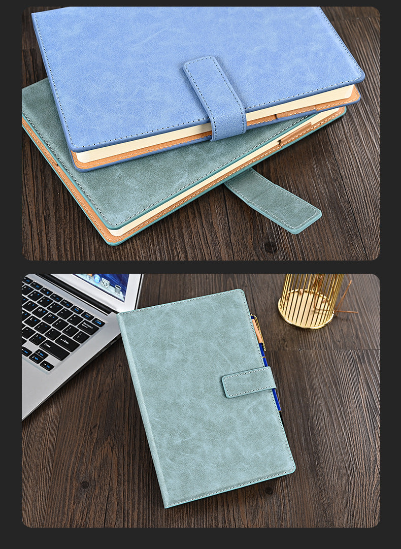 5.71'' X 8.47'' PU Leather A5 Notepad W/A Pen Holder