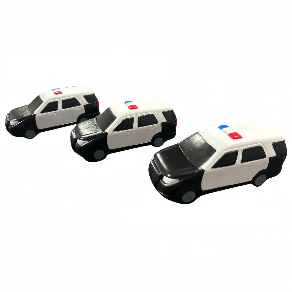 Squad Car Stress Reliever PU Foam Toy Squad Car Model Decoration Pressure Relief Grip Ball