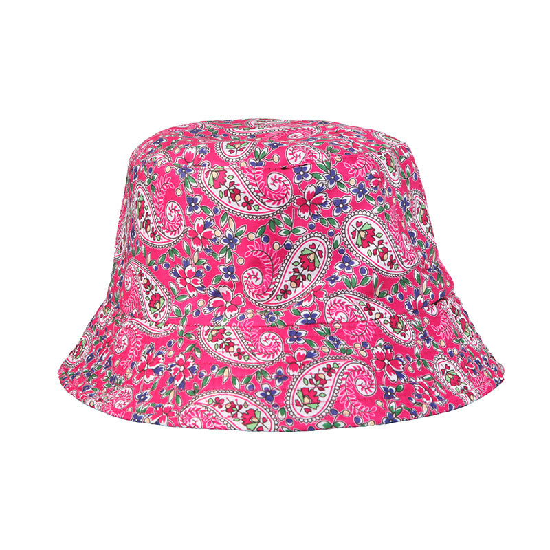 #33 Geometric Tie-dye Pattern Basin Cap Bucket Hat